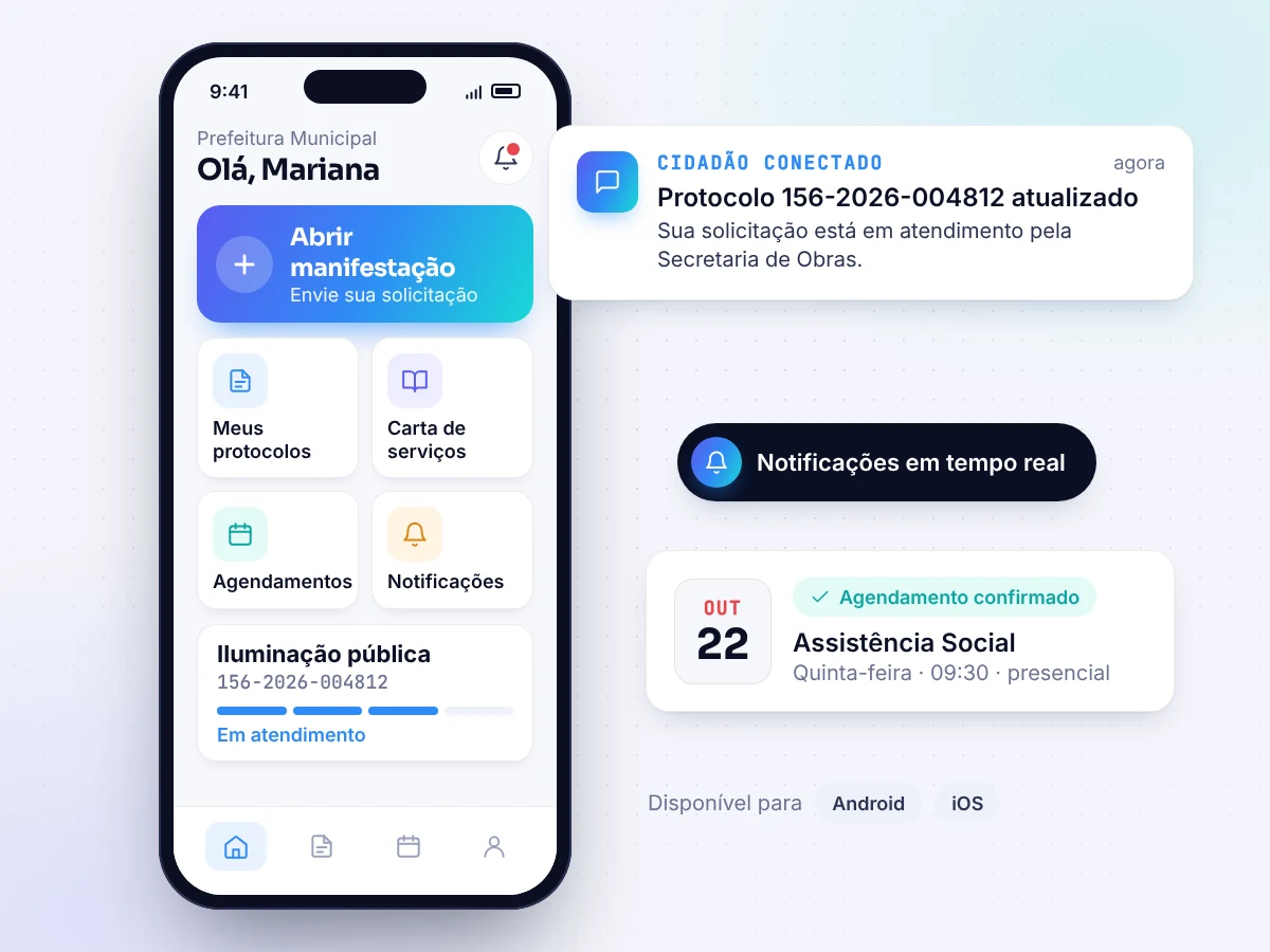 App Cidadão Conectado (ilustração)