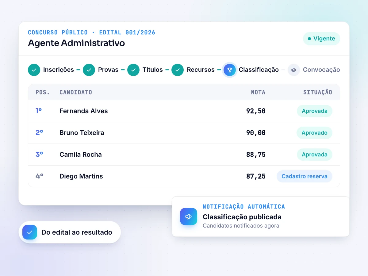 Processo Seletivo e Concursos (ilustração)