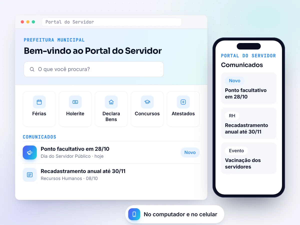 Site de Comunicação (ilustração)